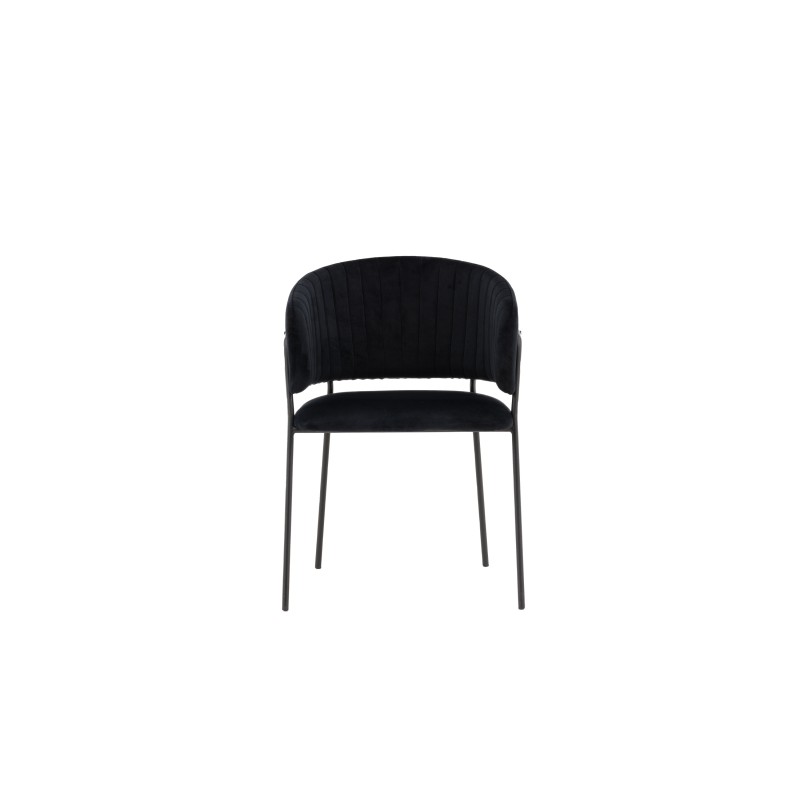 Selma söögitool 2-pakk - Must / Black Velvet