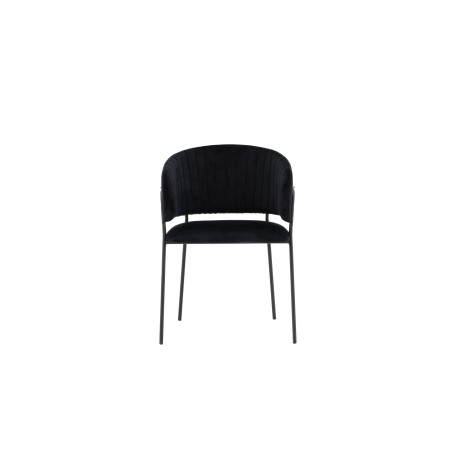 Selma söögitool 2-pakk - Must / Black Velvet