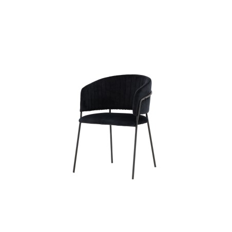 Selma söögitool 2-pakk - Must / Black Velvet