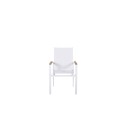 Texas Chair 2-pakk - valge/tiikpuu