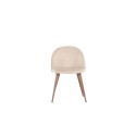 Söögitool Velvet 2-pakk - Woodlook / beež polüester samet