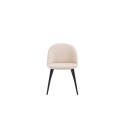 Velvet Stitches Chair 2-pakk - Must / Beež Velvet