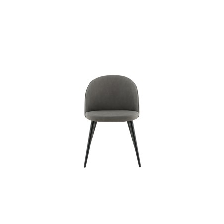 Velvet Stitches Chair 2-pakk - must / hall mikrokiud