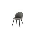 Velvet Stitches Chair 2-pakk - must / hall mikrokiud