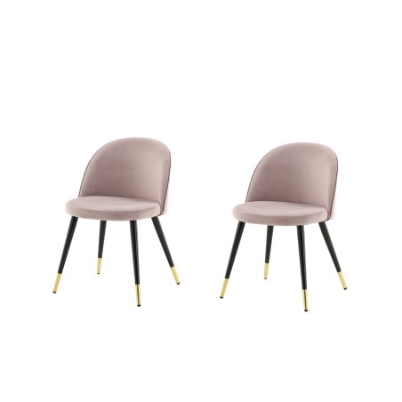 Velvet 2-pakendis Brass Dusty Pink