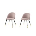 Velvet 2-pakendis Brass Dusty Pink