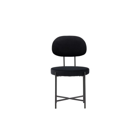 Stella söögitool 2-pakk - Must / Black Velvet