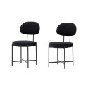 Stella söögitool 2-pakk - Must / Black Velvet