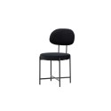 Stella söögitool 2-pakk - Must / Black Velvet