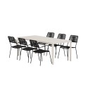 Giardini laud - beež 6 Lindose tooliga - must