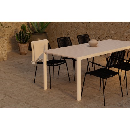 Giardini laud - beež 6 Lindose tooliga - must
