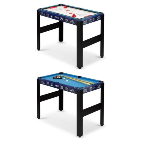 Mitme mänguga laud 12in1 106x59x90 cm must | FreshDesign.ee