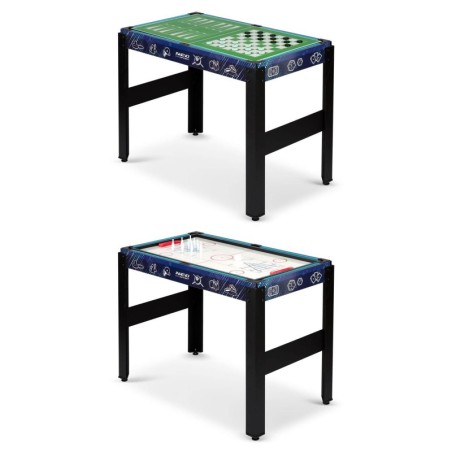 Mitme mänguga laud 12in1 106x59x90 cm must | FreshDesign.ee