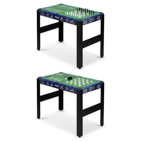 Mitme mänguga laud 12in1 106x59x90 cm must | FreshDesign.ee