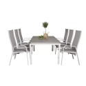 Tasemelaud 160/240 – valge/hall – Copacabana toolid– valge/hall 6