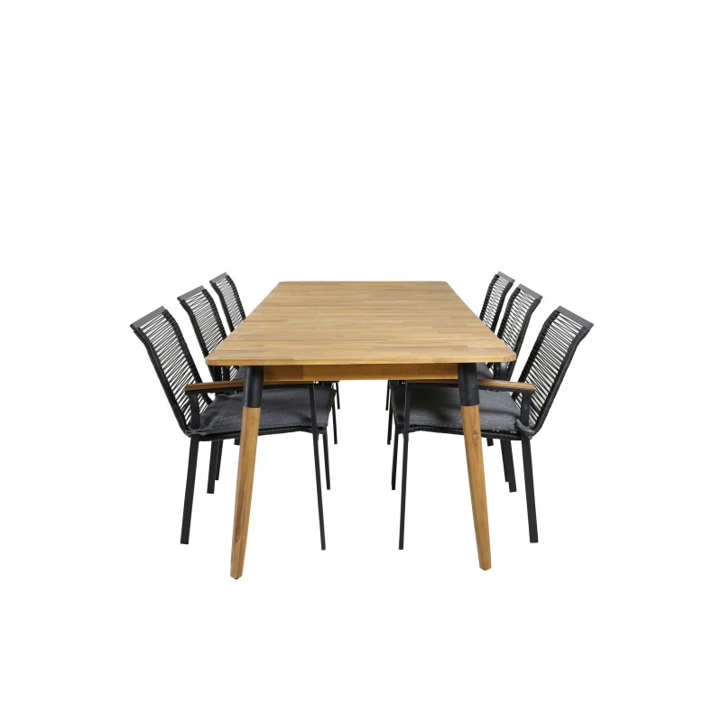 Juliani söögilaud – Acasia – 210*100 cm + Dallase söögitool_6