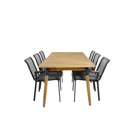 Juliani söögilaud – Acasia – 210*100 cm + Dallase söögitool_6