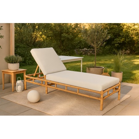 Cane lamamistool– bambusest/hallist padjake