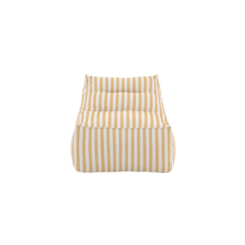 Redang Relaxbag Fabric – valge/kollasetriibuline/118*94*83