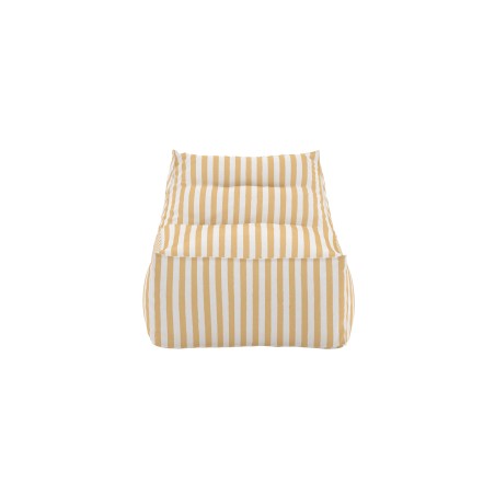 Redang Relaxbag Fabric – valge/kollasetriibuline/118*94*83