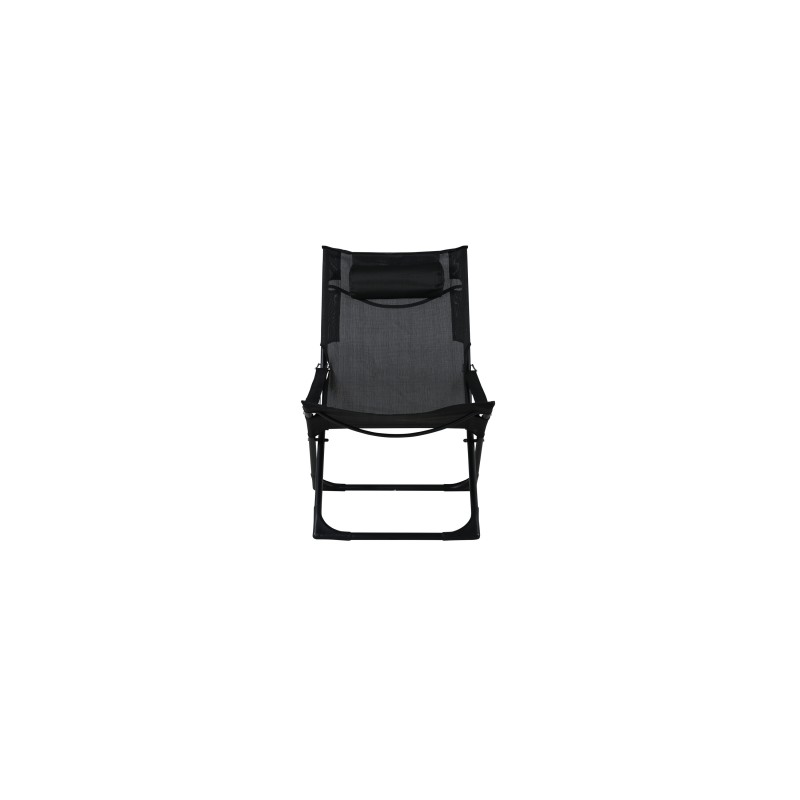 Kokkupandav Sevilla Relax Chair 2-pakk - must raam/must padi