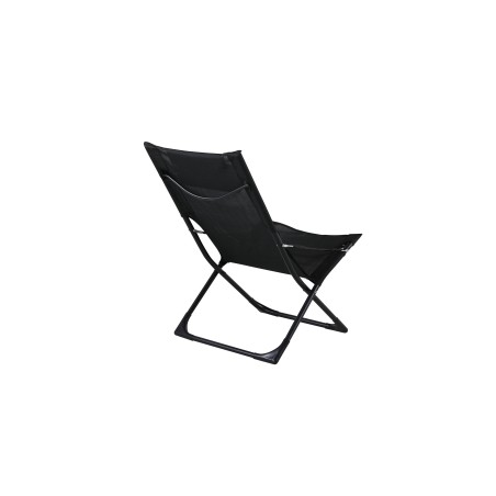 Kokkupandav Sevilla Relax Chair 2-pakk - must raam/must padi