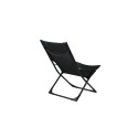 Kokkupandav Sevilla Relax Chair 2-pakk - must raam/must padi