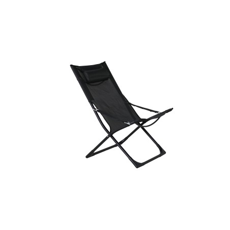 Kokkupandav Sevilla Relax Chair 2-pakk - must raam/must padi