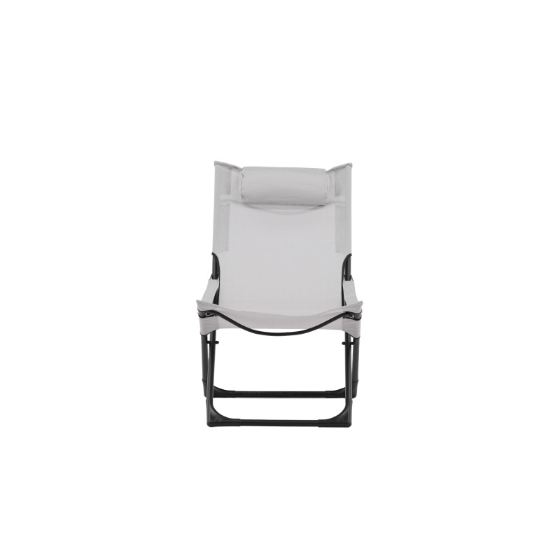 Kokkupandav Sevilla Relax Chair 2-pakk - must raam/hall padi