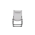 Kokkupandav Sevilla Relax Chair 2-pakk - must raam/hall padi