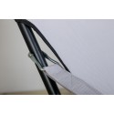 Kokkupandav Sevilla Relax Chair 2-pakk - must raam/hall padi