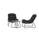 Cala Lounge'i terassi komplekt - hall / must