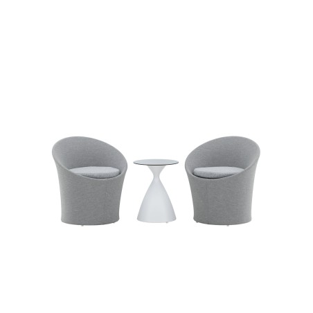 Spoga – terassi komplekt– Valge/hall –