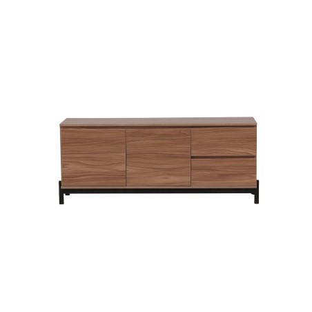 Kapp hoiuruum - must / pähkel MDF