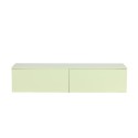 TV alus 160x45x35 cm - MDF / läikiv roheline