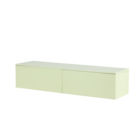TV alus 160x45x35 cm - MDF / läikiv roheline