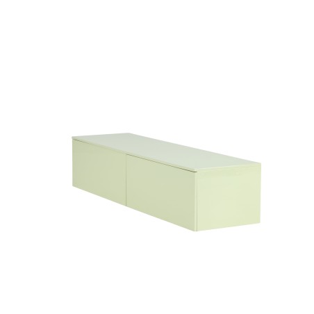 TV alus 160x45x35 cm - MDF / läikiv roheline