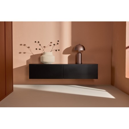 Kummut sahtel 160x35 – must 