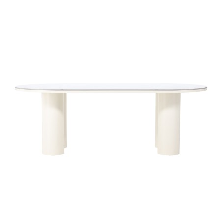 Havstenssundi söögilaud 110x220 – paagutatud kivi / FSC 100%