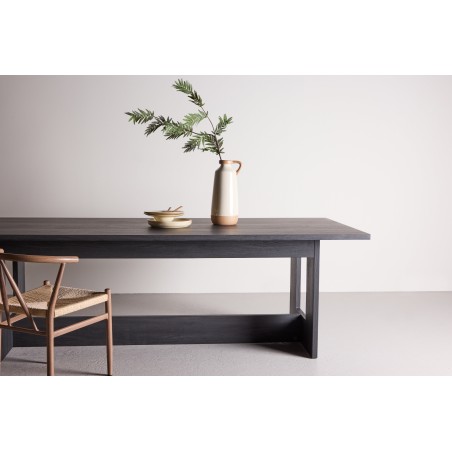 Milly söögilaud 100x235 cm - must 