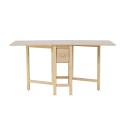 Edward Drop Leaf Laud 150x80 cm - Whitewash 