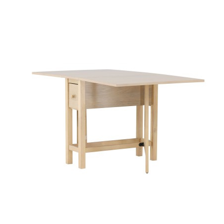 Edward Drop Leaf Laud 150x80 cm - Whitewash 