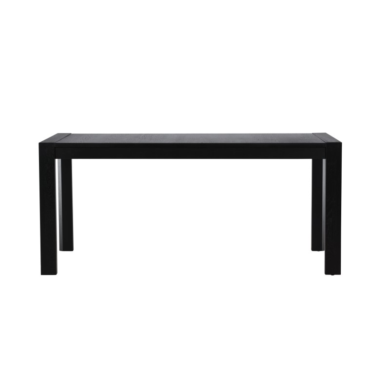 Slider Söögilaud 250x95x75 cm - Must / Täispuidust tamme spoon