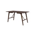 Söögilaud Kaseidon 120x80 cm - Kummipuu / Tumepruun MDF -