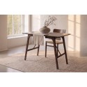 Söögilaud Kaseidon 120x80 cm - Kummipuu / Tumepruun MDF -