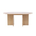 Strada söögilaud 120/170 x 120x74 cm - valgendamine / tammespoon