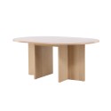 Strada söögilaud 120/170 x 120x74 cm - valgendamine / tammespoon