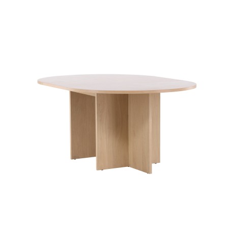 Strada söögilaud 120/170 x 120x74 cm - valgendamine / tammespoon