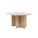 Strada söögilaud 120/170 x 120x74 cm - valgendamine / tammespoon