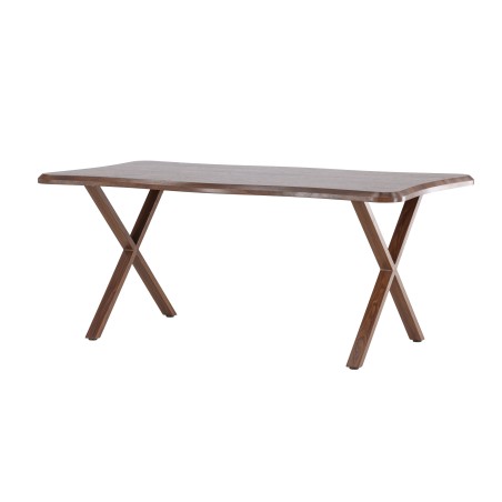 Söögilaud Fiona 180x90x75 cm - Pähkel 3D paberiga MDF
